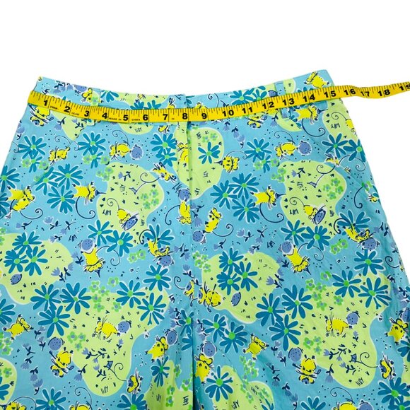 Lilly Pulitzer Vintage Shorts Mice Golfing Print Size 6 - Picture 8 of 9